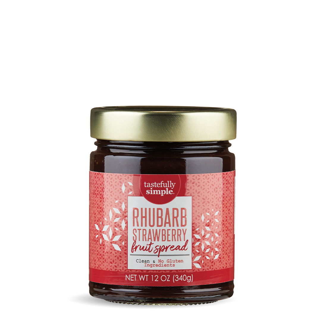 St. Dalfour Strawberry & Rhubarb Fruit Spread – 10 Oz (284g) – All-Natural, Exp 01/2028