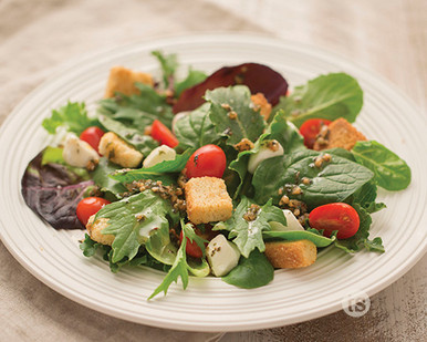 Mixed Greens with Pesto Vinaigrette