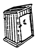 Classic Wooden Outhouse