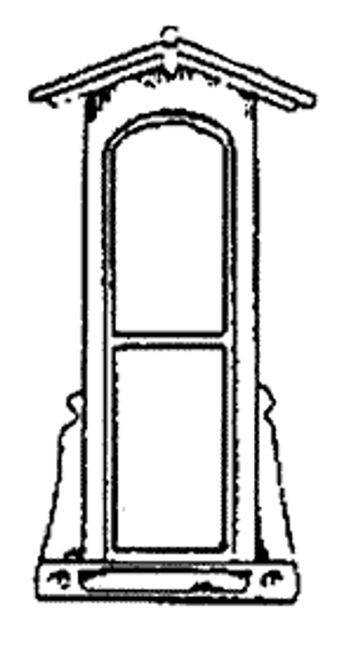 Ornate 2 Pane Tall Window