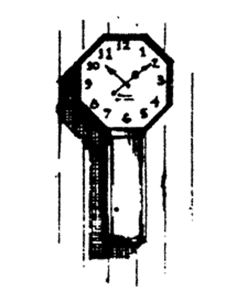 Regulator Style Wall Clock with Printed Face Kit