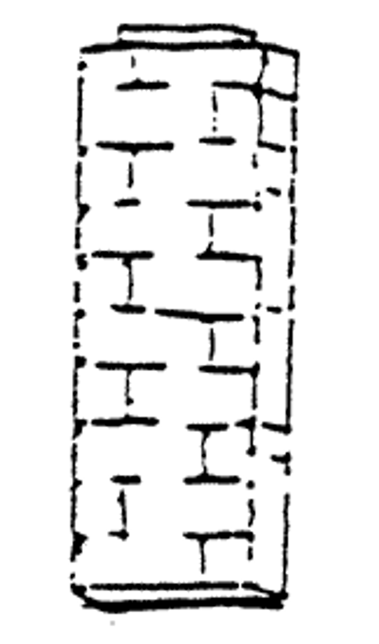 Tall Brick Chimney with Flue Pipe