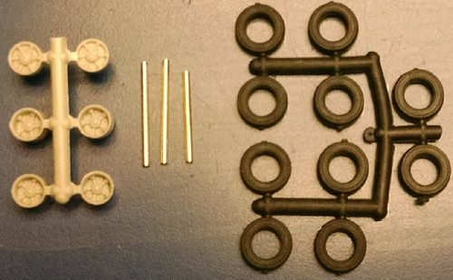 6-Spoke Wheels, Tires & Axles