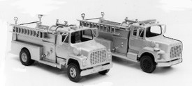1969 Ford LTS Fire Truck with Pierce Pumper Body Kit