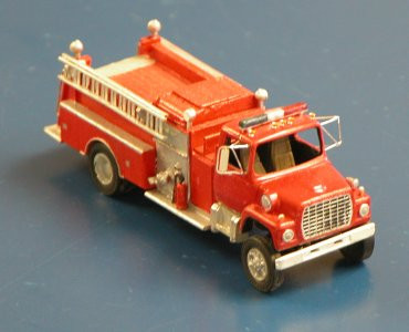 1969 Ford LN Fire Truck with Pierce Suburban Pumper Body Kit