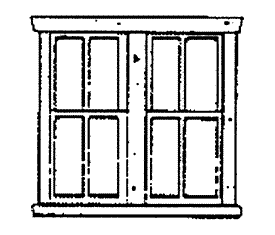 4 Pane Double Hung Window