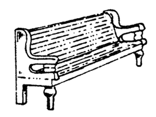 Straight Station Bench (Interior or Exterior) Kit