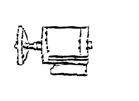 Small Electric Motor with Pulley