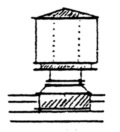 Large Round Pitched Roof Vent