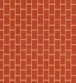 Red Cut Stone Raised Facing Paper