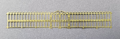 Wrought Iron Fence with Gate Kit #2