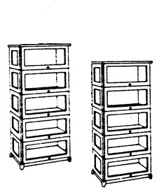 Lawyer's or Barrister Wood Bookcase Kit