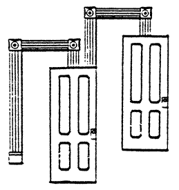 Interior Door Frame with Insert Panel Door Kit