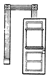 Exterior Single Pane Windowed  Door with  Door Frame Kit