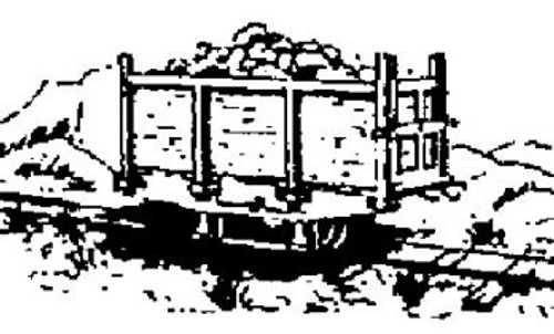 2 Foot Gauge 1890 Wood Mine Car Kit