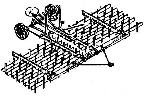 Farm Spike Harrow Implement