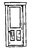 2 Panel 1 Pane Door