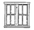 4 Pane Double Hung Window