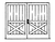 Depot Freight Door Set