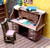 Rolltop Desk (open top) & Swivel Chair Kit