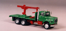 1990 Ford LTS 9000 Truck with Boom & Block Flatbed Kit