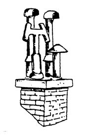 4 Vent Pitched Roof Tenemant House Chimney Kit