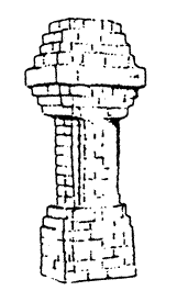 Ornate Victorian Tall Brick Chimney