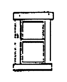 Short 2 Pane Double Hung Window