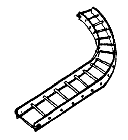 90 Degree Curved Section Freight Roller