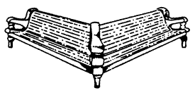 Corner Out Style Station Bench (Interior or Exterior) Kit