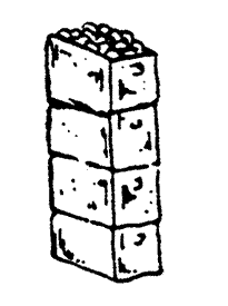 Open Top Filled Crates - 4 High