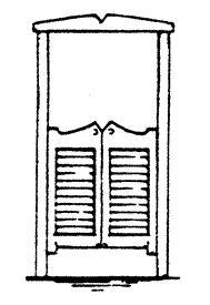 Tall Saloon Batwing Door