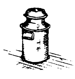 Galvanized Steel Milk Can