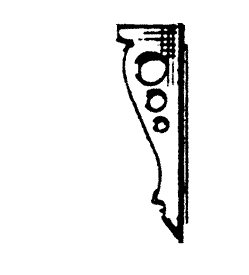 Long Ornate Eave Bracket