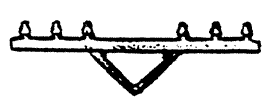 Telephone Pole Cross Arms with braces (no pole)