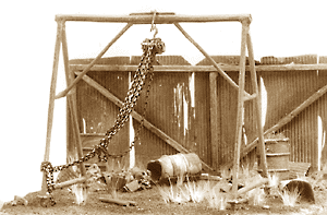 Portable A-Frame with Chain & Hoist