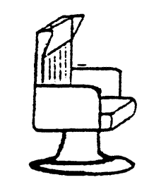 Swivel Chair with Arms