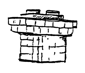 2 Vent Flat Roof Tenemant Chimney