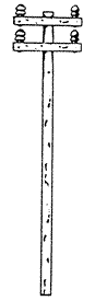 2 Arm Utility pole