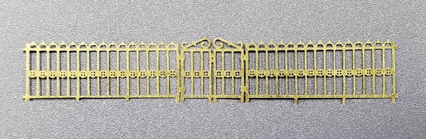 Wrought Iron Fence with Gate Kit #2