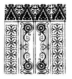 Embossed Ceiling 'Tin', Gray on Yellow