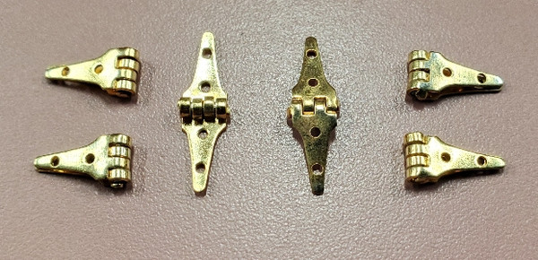 Large Brass Working Hinges