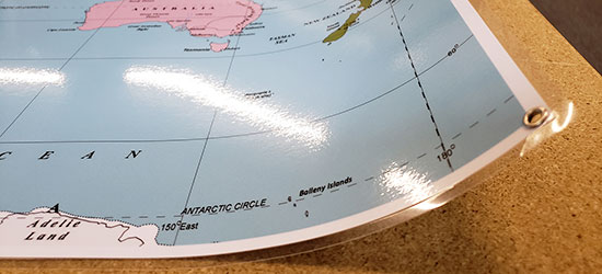 Colorful World Wall Map - Detailed Labeling | Giant Map Poster