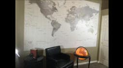 Map Mural Install complete