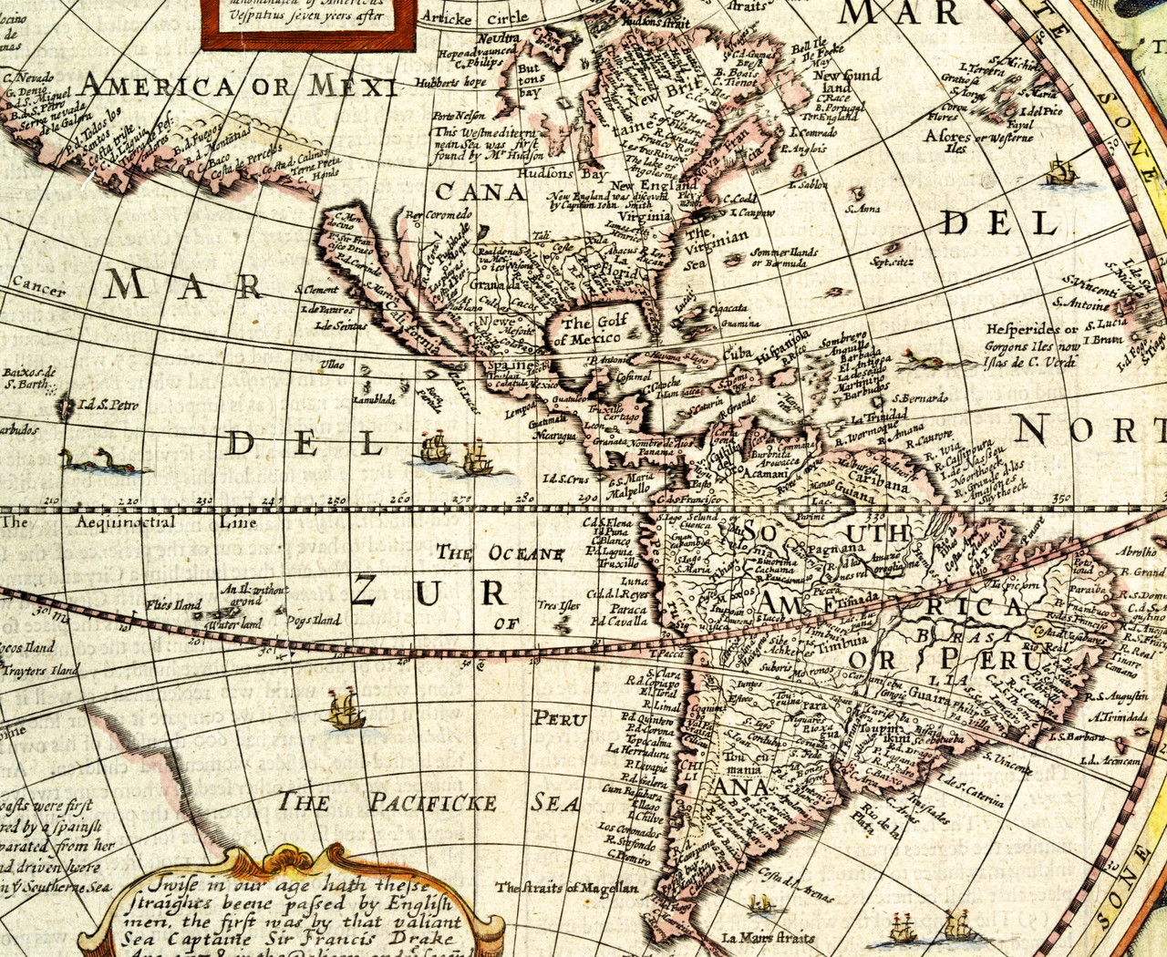 Historic World Map - 1676 - Antique Map Print | World Maps Online