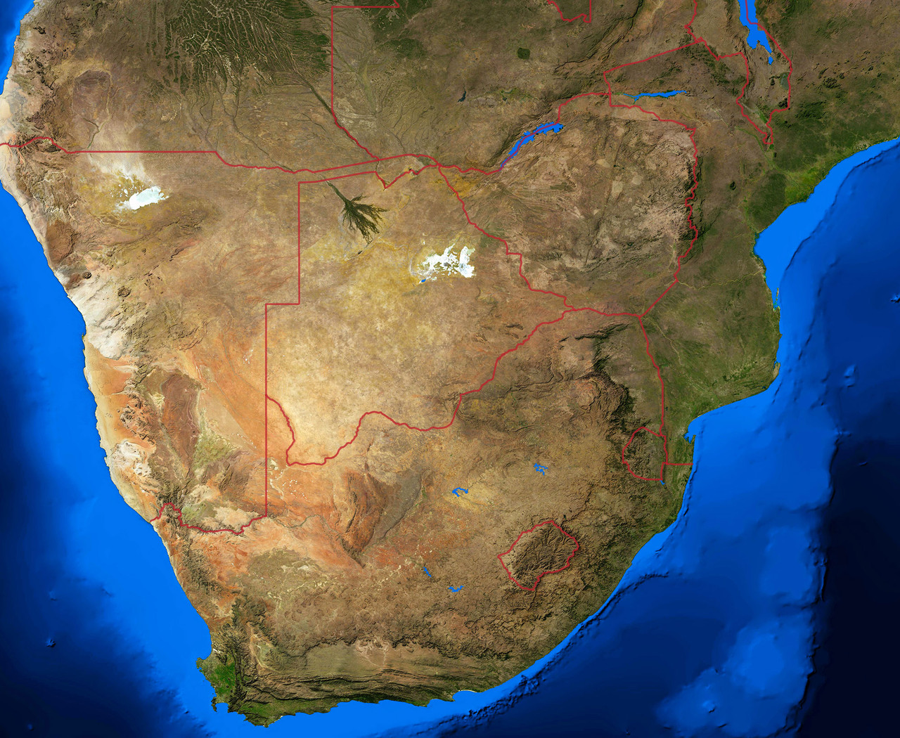 World Pacific Rim Satellite Image Map - Topography & Bathymetry | World ...