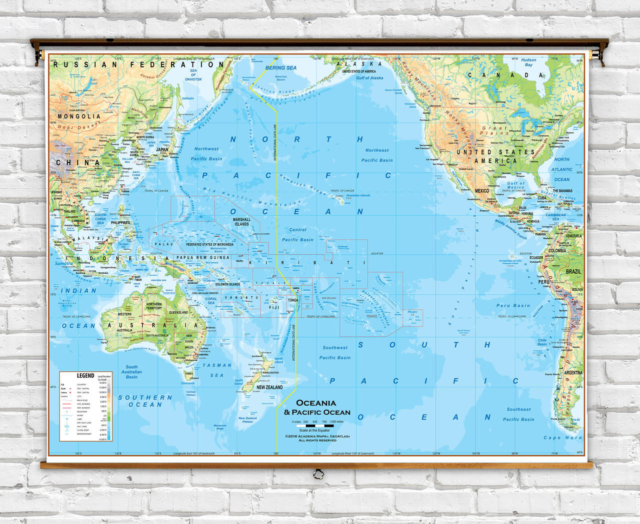 oceania physical features