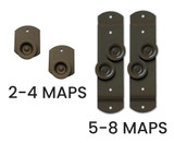 Spring Roller Combo Wall Mounting Brackets (Pair)