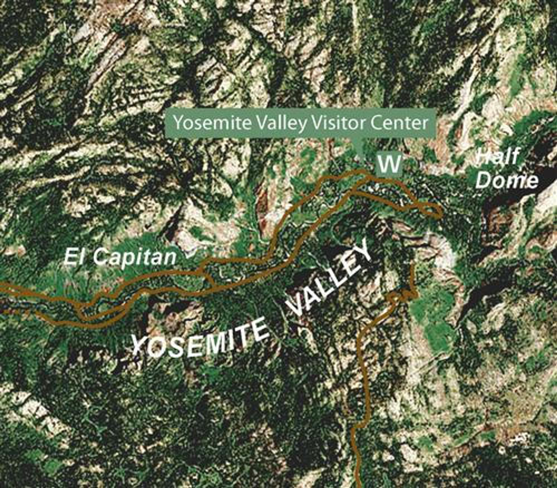 Yosemite National Park Satellite Image Raised Relief Map World Maps SU0028 Detail3 91692 23492.1675584115