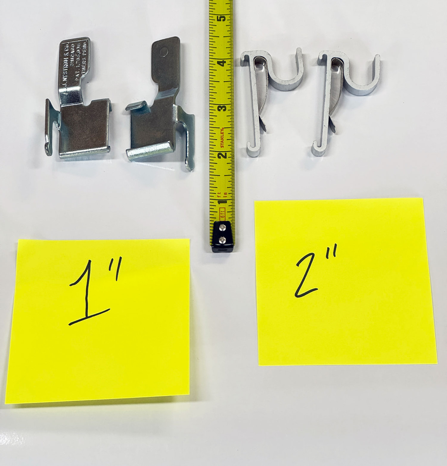 1" & 2" Map Hooks for Map Rails, World Maps Online